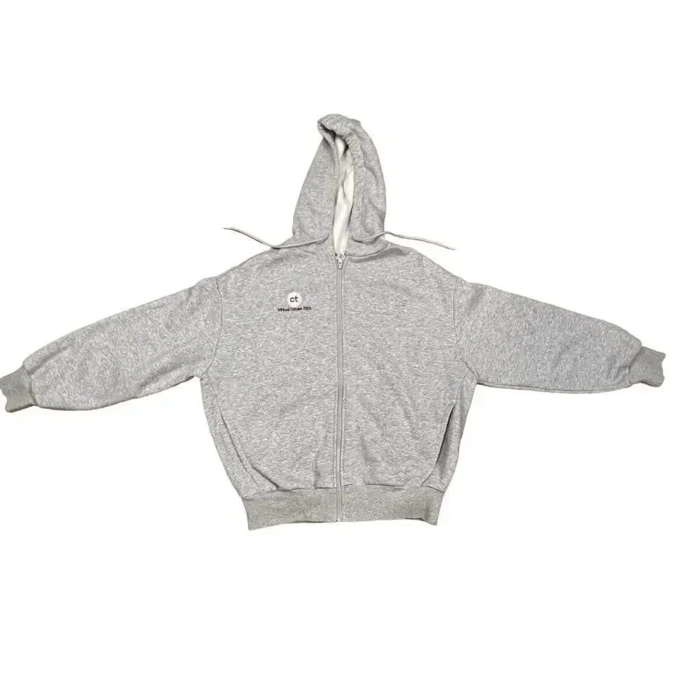 Alo Yoga Gray Hoodie jacket Full Zip Size S